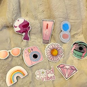 Accessories stickers (10 pack)